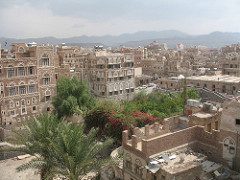 Blick vom Dach des Arabia Felix