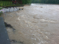 Umsetzstelle an der Saale