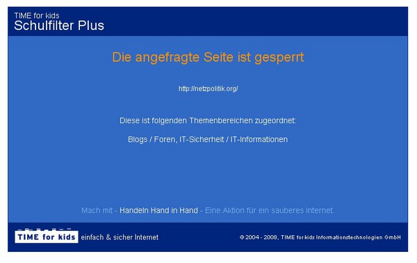 @netzpolitik hier ist der Screenshot. Zugriff mit Firefox, 'T... on Twitpic